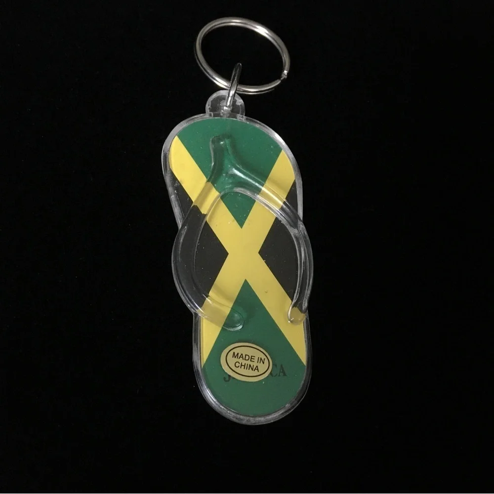 Jamaica Flip Flop Keychain